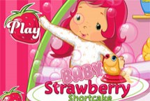 El baño de Baby Strawberry