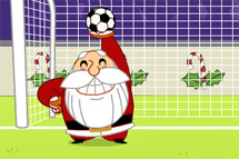 Papa Noel futbolista