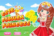 Vestidos de flores para la princesa